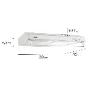 PURIFICADOR GAFA BLANCO 1 MOTOR 60cm AJSR24M5ARW FILTRO CARBON
