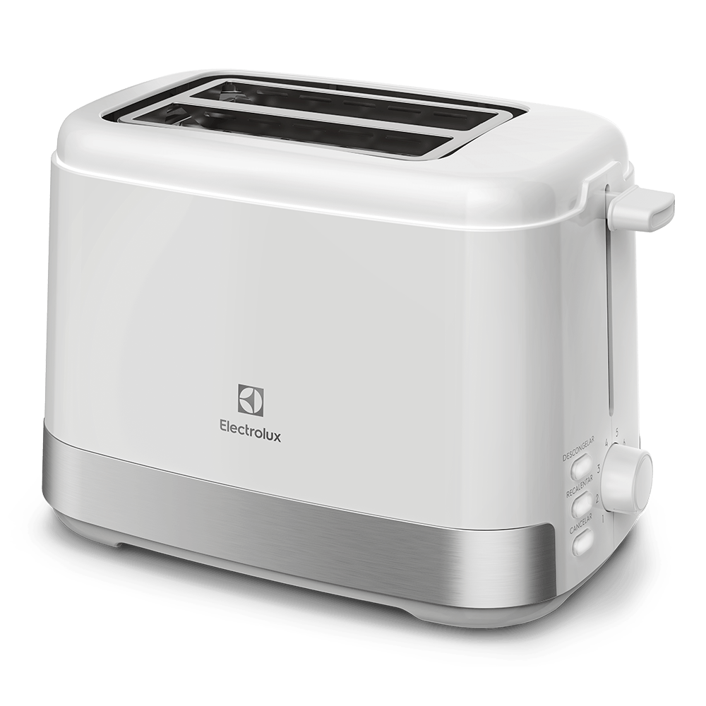 TOSTADORA ELECTROLUX ETS11 BLANCA 8 NIVELES 800watts 2 REBANADAS 3 FUNCIONES