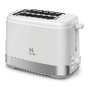 TOSTADORA ELECTROLUX ETS11 BLANCA 8 NIVELES 800watts 2 REBANADAS 3 FUNCIONES