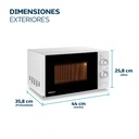 MICROONDA PHILCO 20L MPHRW20UAP BLANCO ROTATIVO 700watts 27×45×37cm