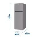 HELADERA PHILCO PHCT320X 320L INOX A+ 60x60x172cm CICLICA