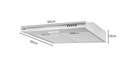 PURIFICADOR ATMA CPU060X INOX 60CM