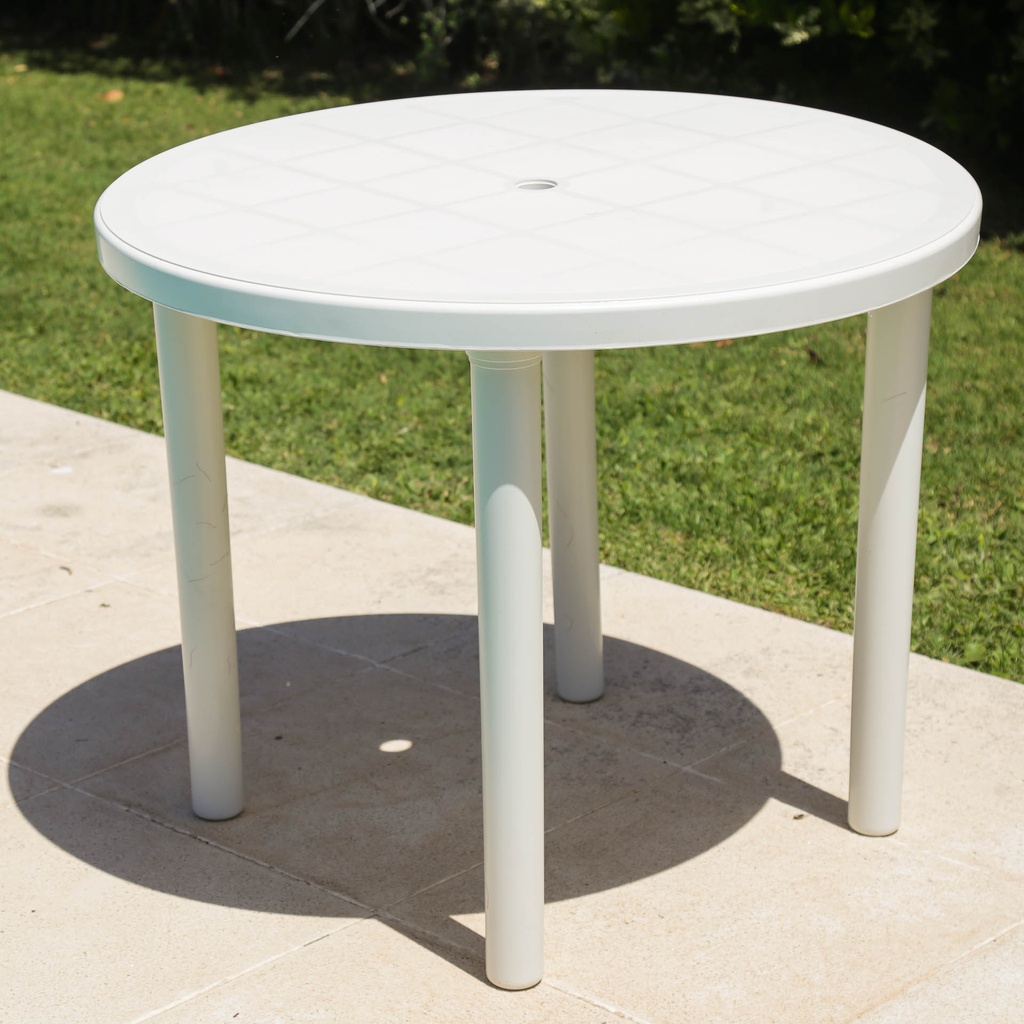MESA VOSS2000 CIRCULAR 90CM DIAMETRO BLANCA