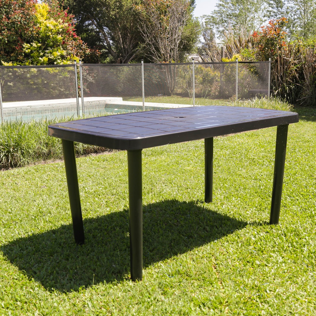 MESA VOSS2000 RECTANGULAR 140x080 CM NEGRA MARGARITA