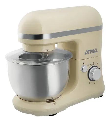 BATIDORA ATMA BPAT21WP BLANCA PLANETARIA VINTAGE 800W BOWL ACERO INOX 4L