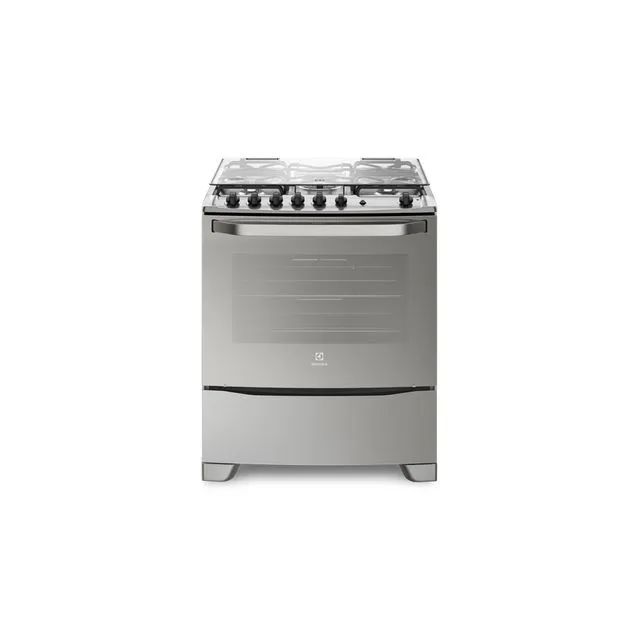 COCINA ELECTROLUX 76GSR 76cm INOX 5 HORNALLAS 90x76x69cm CLASE A