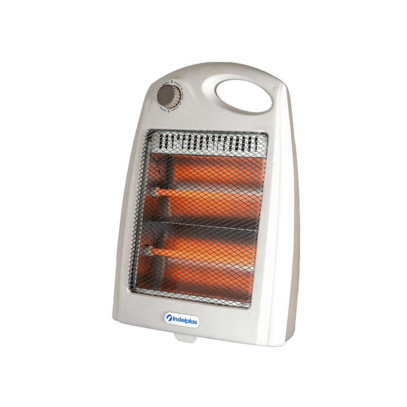 ESTUFA INDELPLAS IE-01 800w 2 VELAS CUARZO 2 NIVLES CORTE CAIDA