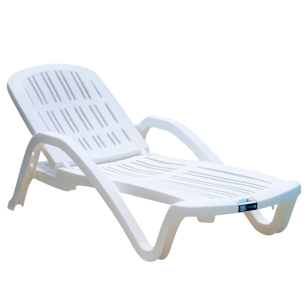 REPOSERA MIAMI VOSS200 BLANCA Ancho: 72cm Alto: 44cm Largo: 192cm