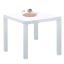 MESA VOSS2000 FIDJI BLANCO 90x90cm SIMIL RATAN