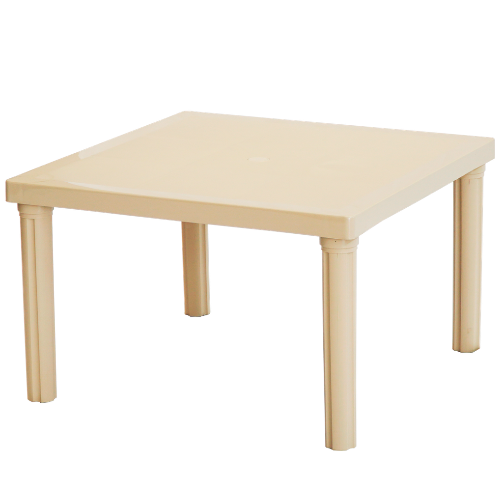 MESA VOSS2000 BARI BEIGE PASTEL 75x75cm INFANTIL PATA CORTA