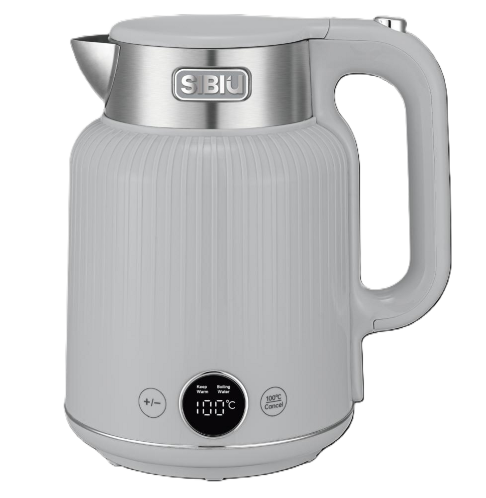 JARRA ELECTRICA SIBIU PV21 1.5L GRIS TERMOSTATO