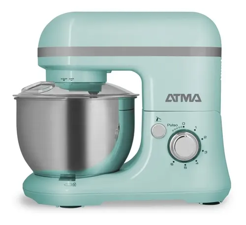 [03702021] BATIDORA ATMA BPAT21BP CELESTE PLANETARIA VINTAGE 800W BOWL ACERO INOX 4L