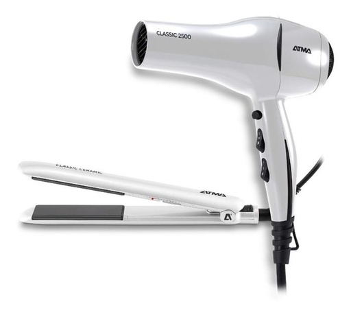 [8192364309] SECADOR + PLANCHA CABELLO ATMA CK4015P BEAUTY CASE 1800w  230°C temp max