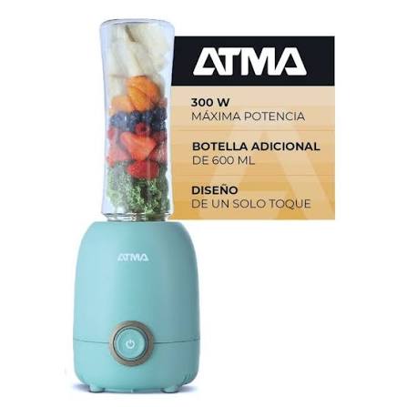 [03748445] LICUADORA ATMA LP8445BAP PERSONAL 300w 600cc CELESTE