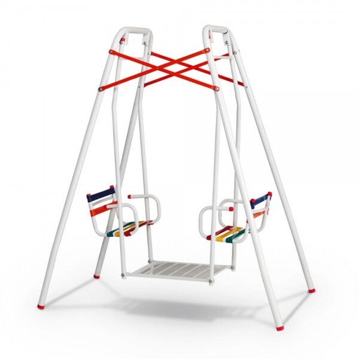 [52501002] HAMACA SILCAR H02 2 NIÑOS CAÑO 1 1/2" PINT EPOXI CINTA PVC