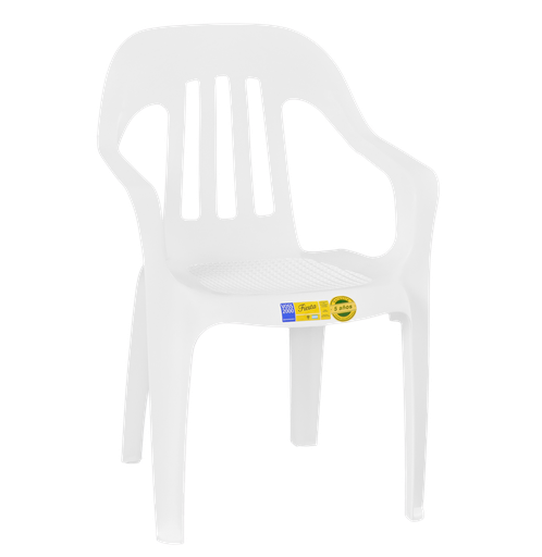 [28600005] SILLON VOSS2000 FIESTA BLANCA REJILLADA RESP LISTON