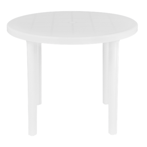 [28600007] MESA VOSS2000 CIRCULAR 90CM DIAMETRO BLANCA
