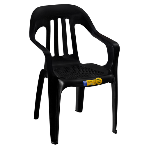[28600012] SILLON VOSS2000 FIESTA NEGRO REJILLADA RESP LISTON