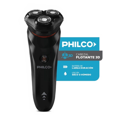 [7717] AFEITADORA PHILCO AE5105PP INALAMBRICA WET&DRY CABEZAL 360